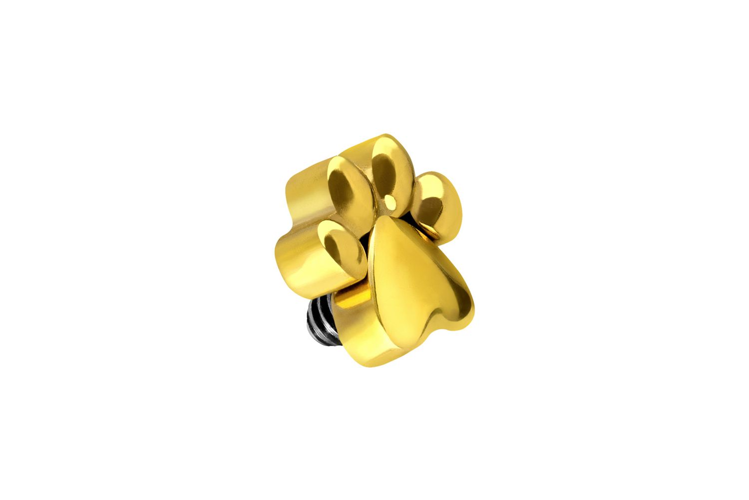 Titan Dermal Anchor Aufsatz PFOTE von Piercingline